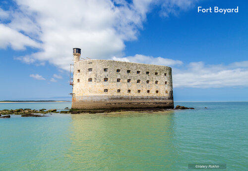 Fort Boyard, famoso fuerte marítimo histórico para visitar cerca de Oléron.