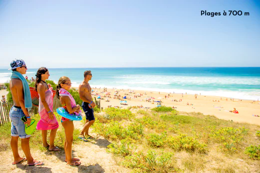 Playa, ocano en el camping CAPFUN Mer en Labenne-Ocan (40). Playa, ocano en el camping CAPFUN Mer en Labenne-Ocan (40).